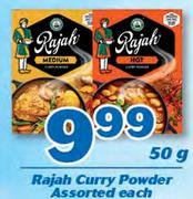 Rajah Curry Powder Assorted-50g Each