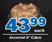 Assorted 8" Cake-Each