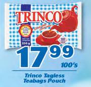 Trinco Tagless Teabags Pouch-100's 