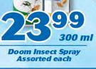 Doom Insect Spray Assorted-300ml Each 
