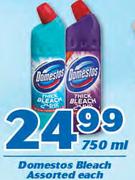 Domestos Bleach Assorted-750ml Each 