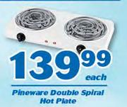 Pineware Double Spiral Hot Plate-Each 