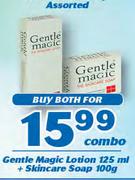 Gental Magic Lotion 125ml + Skincare Soap 100g-For Both