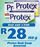 Protex Bath Soap Assorted-3x150g 