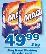 MAQ Hand Washing Powder-3Kg Each