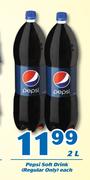 Pepsi Soft Drink(Regular Only)-2L Each