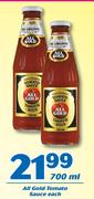 All Gold Tomato Sauce-700ml Each