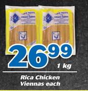Rica Chicken Viennas-1Kg Each