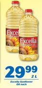 Excella Sunflower Oil-2L Each