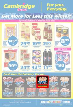 Cambridge Food Tembisa : May Month End (23 May - 4 June 2019), page 1