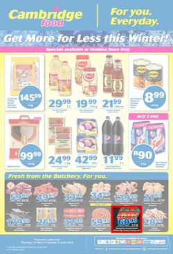 Cambridge Food Tembisa : May Month End (23 May - 4 June 2019), page 1