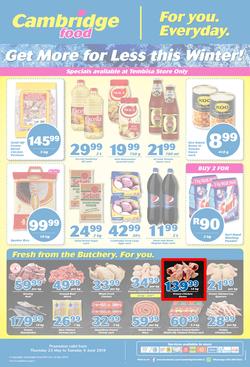 Cambridge Food Tembisa : May Month End (23 May - 4 June 2019), page 1