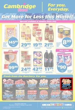 Cambridge Food Tembisa : May Month End (23 May - 4 June 2019), page 1