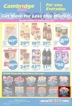 Cambridge Food Tembisa : May Month End (23 May - 4 June 2019), page 1