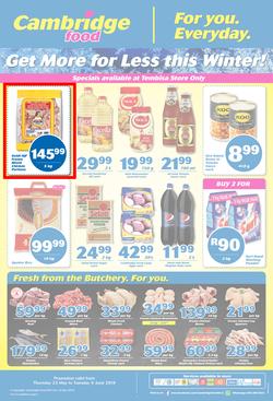 Cambridge Food Tembisa : May Month End (23 May - 4 June 2019), page 1
