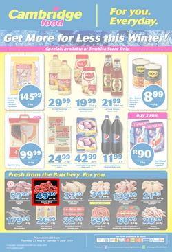 Cambridge Food Tembisa : May Month End (23 May - 4 June 2019), page 1