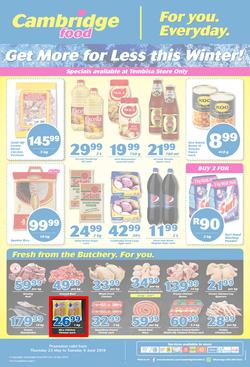 Cambridge Food Tembisa : May Month End (23 May - 4 June 2019), page 1