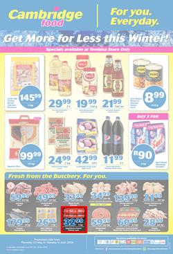 Cambridge Food Tembisa : May Month End (23 May - 4 June 2019), page 1