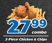 2-Piece Chicken & Chips-Combo