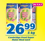 0Cambridge Food Super Maize Meal-5Kg Each