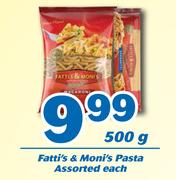 0Fatti's & Moni's Pasta Assorted-500g Each