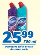 Domestos Thick Bleach Assorted-750ml Each