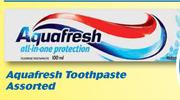 Aquafresh Toothpaste Assorted-100ml Each