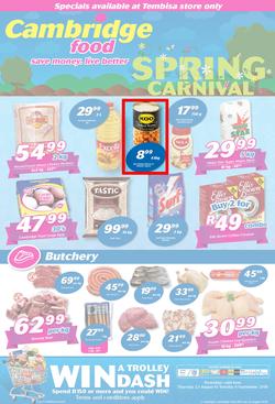 Cambridge Food Tembisa : Spring Carnival (23 Aug - 4 Sept 2018), page 1