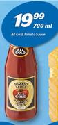 All Gold Tomato Sauce-700ml