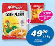 Kellogg's Corn Flakes-1.2Kg Free Kelloggs Instant-70g 