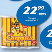 Chappies Assorted-100's Each