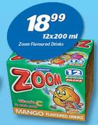Zoom Flavoured Drinks-12 x 200ml