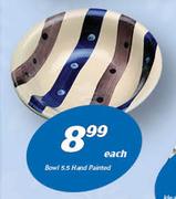 Bowl 5.5 Hand Painted-Each