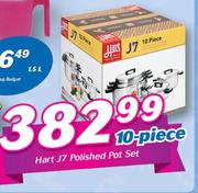 Hart J7 Polished Pot Set 10 Piece