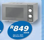 Defy 20Ltr 700W Microwave Oven-Each