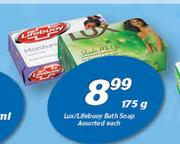 Lux/Lifebuoy Bath Soap Assorted-175g Each