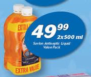 Savlon Antiseptic Liquid Value Pack-2 x 500ml