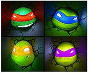 Teenage Mutant Ninja Turtles Head 3D FX Light