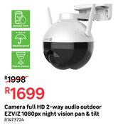 Ezviz Camera Full HD 2 Way Audio Outdoor 1080px Night Vision Pan & Tilt 
