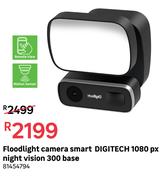 Digitech Floodlight Camera Smart 1080px Night Vision 300 Base 