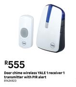Yale Door Chime Wireless (1 Receiver 1 Transmitter) With PIR Alert