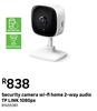 TP Link 2 Way Audio WiFi Home Security Camera 1080px
