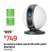 Digitech Indoor Pan & Tilt IP Camera With Zoom