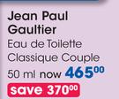Jean Paul Gaultier Eau De Toilette Classique Couple-50ml