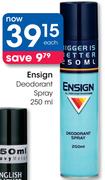 Ensign Deodorant Spray-250ml