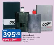 James Bond Signature Or Quantum Eau De Toilette-125ml Each