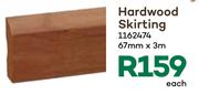 Hardwood Skirting 67mm x 3m-Each