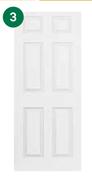 6 Panel Deep Moulded Door 813 x 2032mm