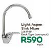 Aspen Light Sink Mixer-Each