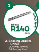 Bearing Drawer Runner-Each